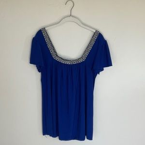 Royal Blue Top